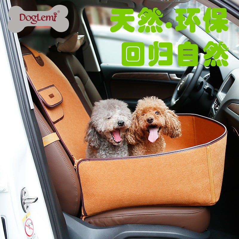 Factory direct sale pet car mat dog American retro co-pilot car mat car dog seat cushion single parking space