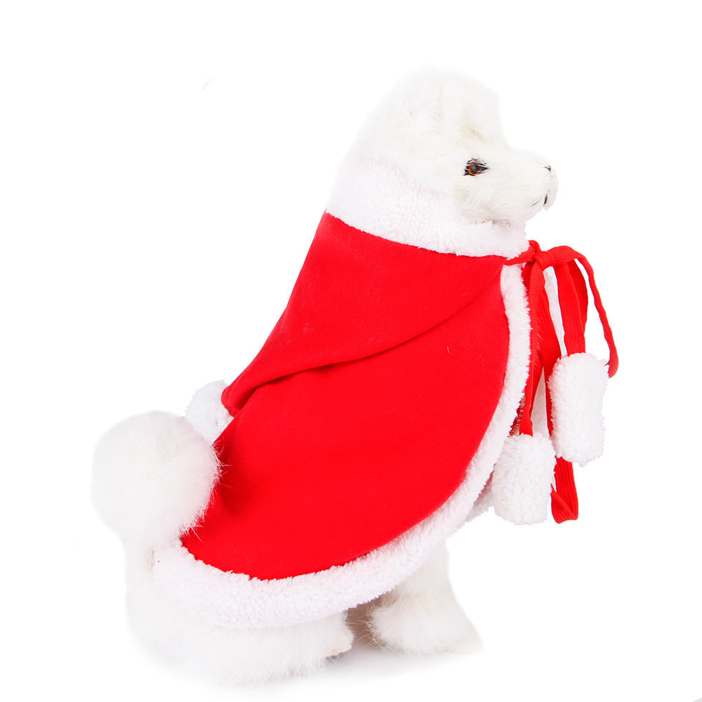 Amazon Creative Pet Clothes New Product Christmas Transformation Funny Cat Clothes Cloak Manufactor Direct Sales