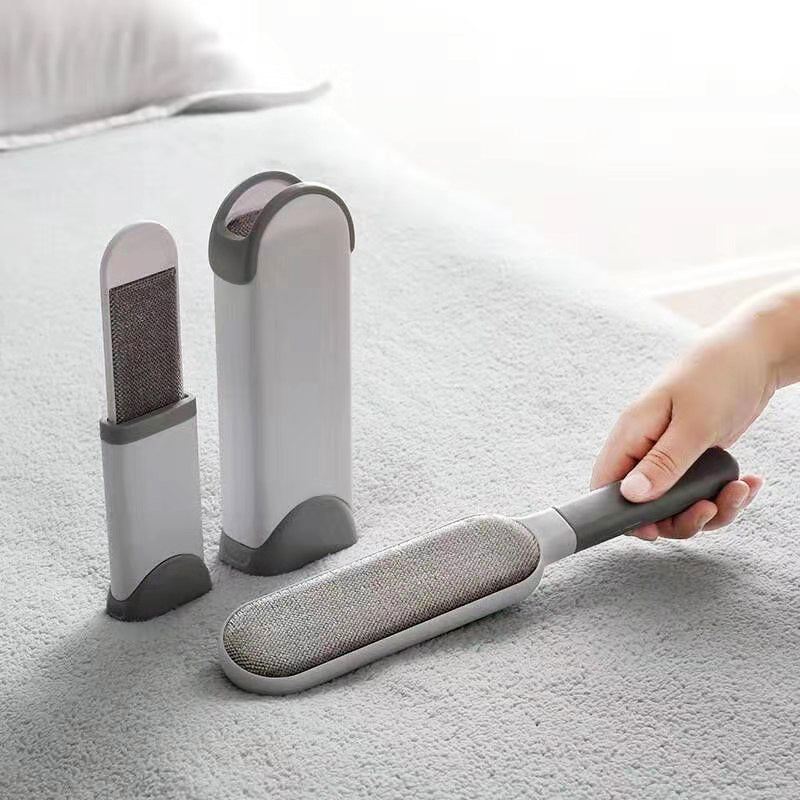 Dog Comb Tool Pet Hair Remover Brush Dog Cat Fur Brush Base Double-Side Home Furniture Sofa Clothes Cleaning Lint Brush