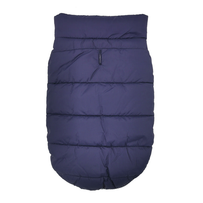 Amazon new pet vest simple vest dog clothes autumn and winter thick warm cotton jacket dog vest cotton jacket