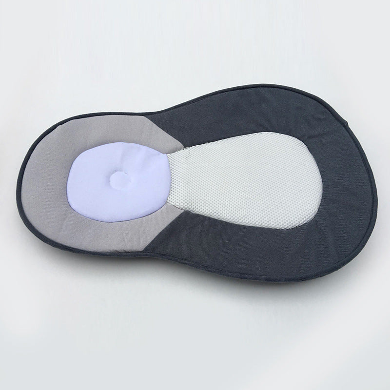 Baby pillow baby latex shaped pillow anti-head correction head pillow Manufacturer custom organic cotton breathable head pillow