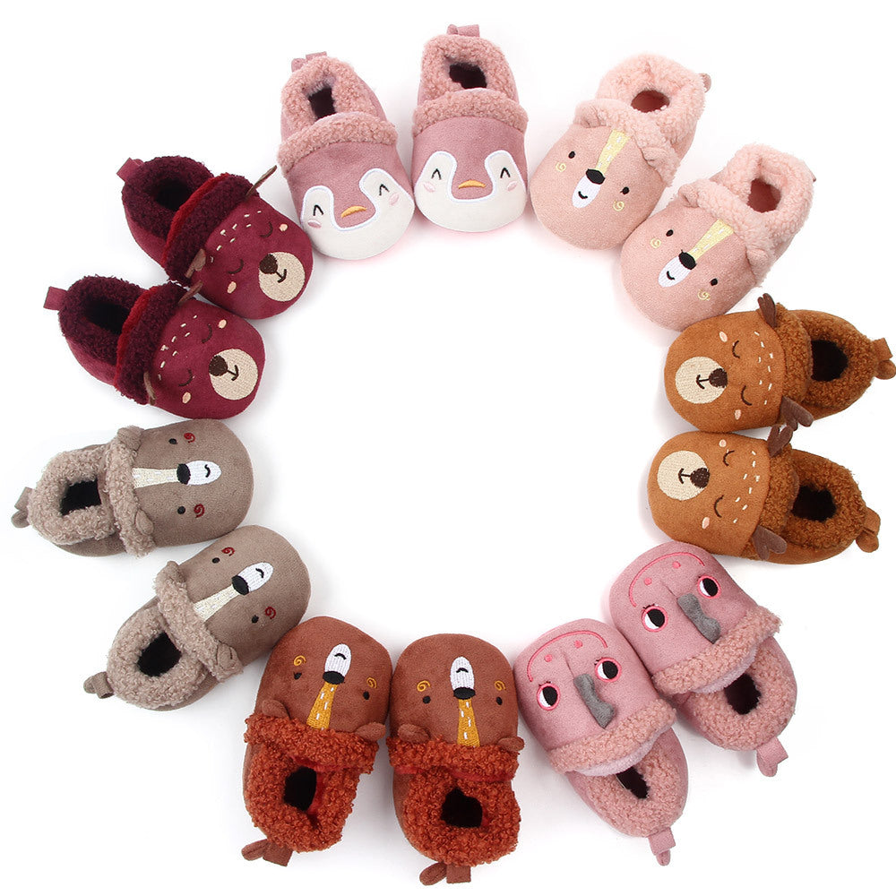 Factory direct sales babyshoes cartoon non-slip soft sole baby toddler shoes baby does not fall off shoes 2250