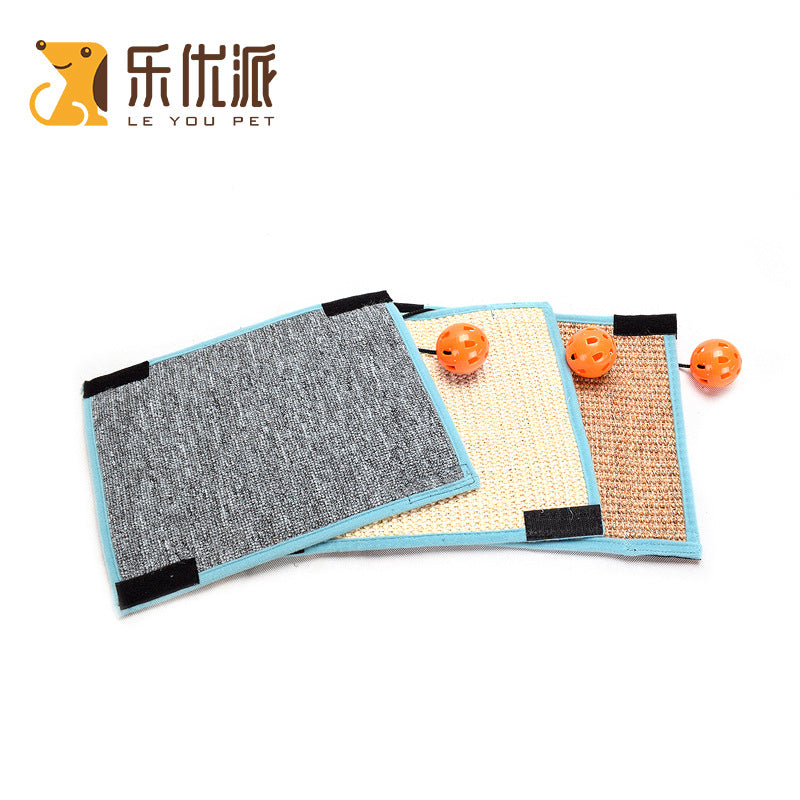 Le Youpai explosion cat toy pet claw grinder creative chair corner scratch pad wear-resistant scratch-resistant sisal pad cat scratch board
