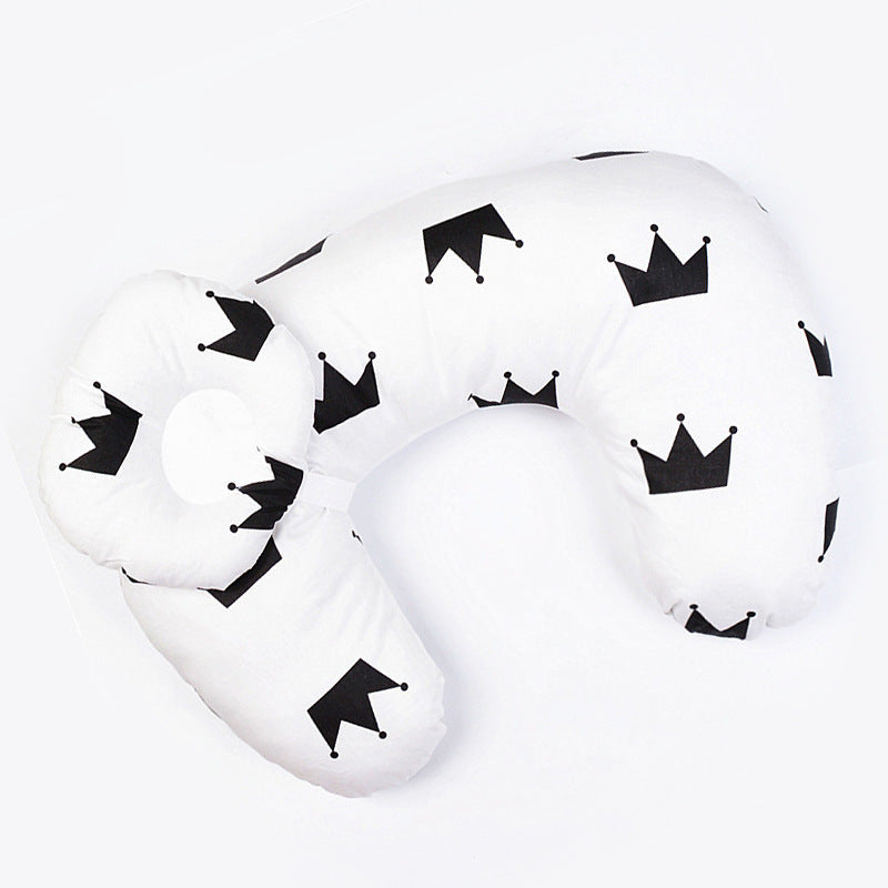 Multifunctional baby feeding pillow U-shaped nursing pillow newborn supplies learning sitting pillow pure cotton shaping pillow can be processed