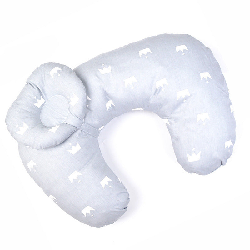 Multifunctional baby feeding pillow U-shaped nursing pillow newborn supplies learning sitting pillow pure cotton shaping pillow can be processed