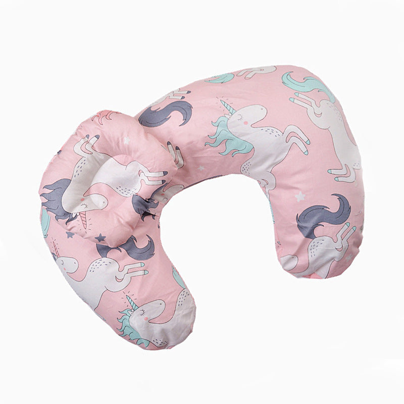 Multifunctional baby feeding pillow U-shaped nursing pillow newborn supplies learning sitting pillow pure cotton shaping pillow can be processed