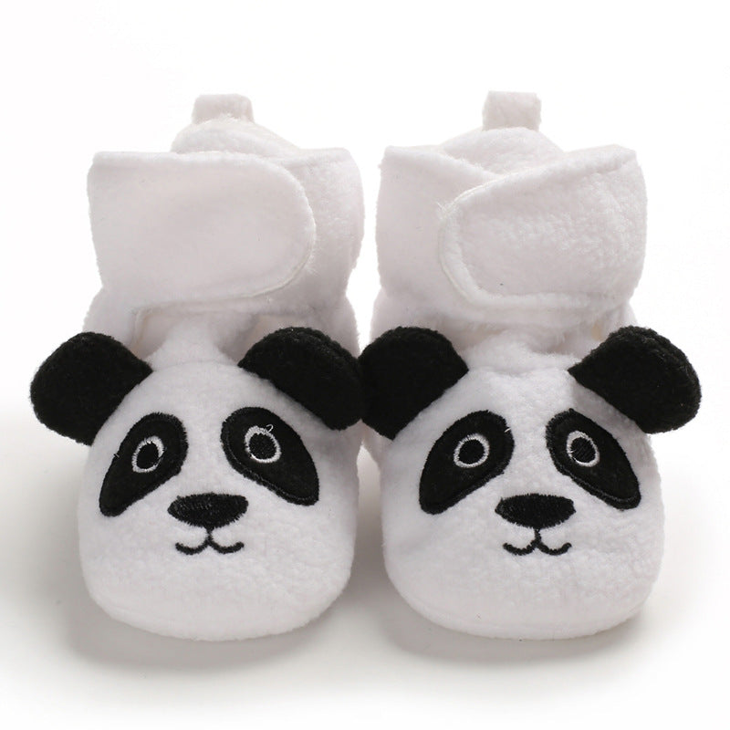 Winter new 0-1 year old baby shoes, soft bottom, non-slip and wool, to keep warm 6-12 months baby toddler shoes