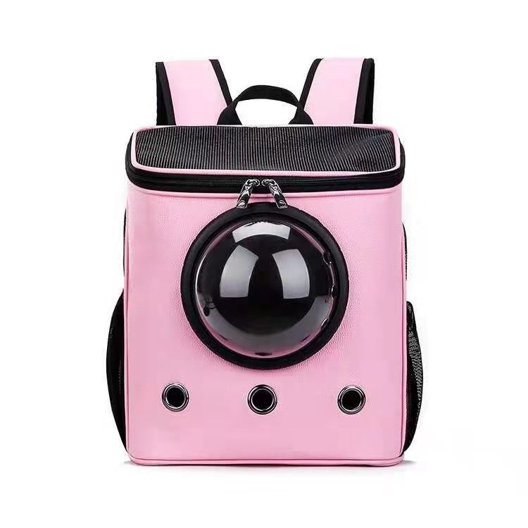 PU space capsule pet bag go out backpack creative travel back space capsule bag factory stock supply