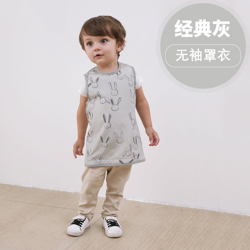 2024 new BLW baby eating all-around integrated dining tray cover baby eating anti-dirty waterproof cover