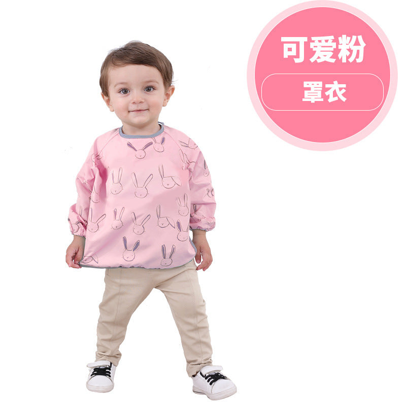 2024 new BLW baby eating all-around integrated dining tray cover baby eating anti-dirty waterproof cover
