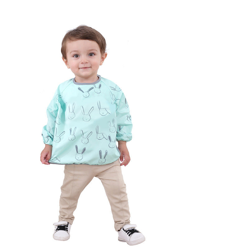 2024 new BLW baby eating all-around integrated dining tray cover baby eating anti-dirty waterproof cover