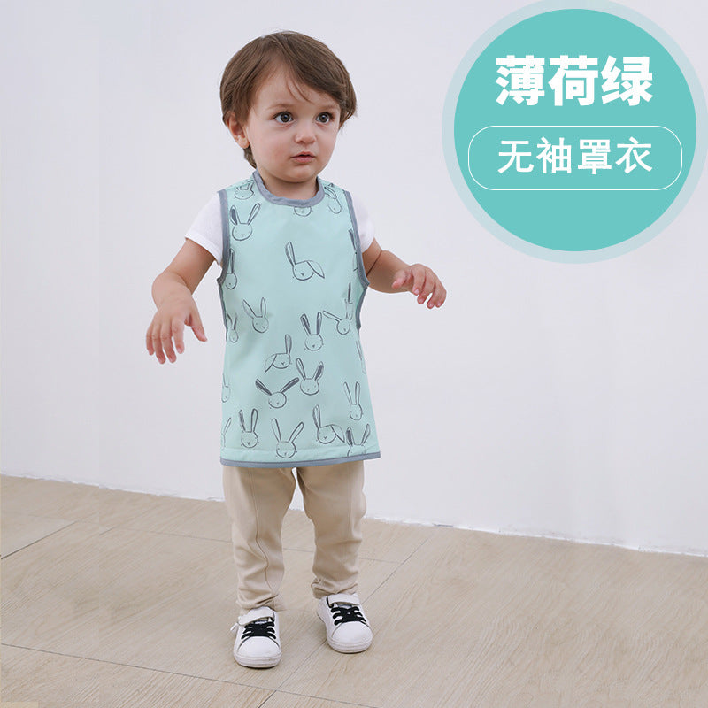 2024 new BLW baby eating all-around integrated dining tray cover baby eating anti-dirty waterproof cover