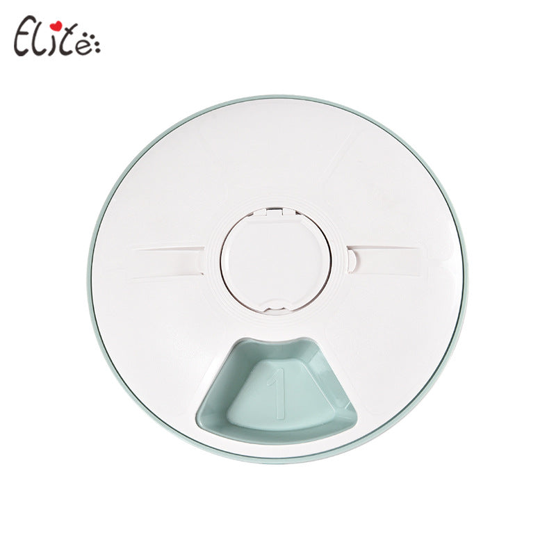 Pet bowl pet supplies six-hole intelligent timing feeder timing quantitative tableware pet automatic feeder