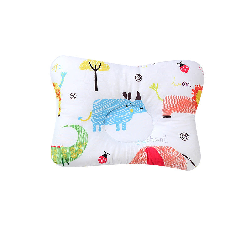 Touch bean function baby pillow pure cotton shaping pillow 20-year-old newborn anti-bias head correction baby pillow A13