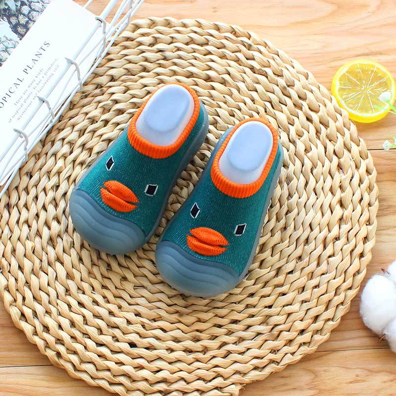 Spring and Autumn Children's Floor Socks Baby Toddler Socks Baby Shoes and Socks Non-slip Soft Sole Indoor Floor Shoes and Socks Wholesale