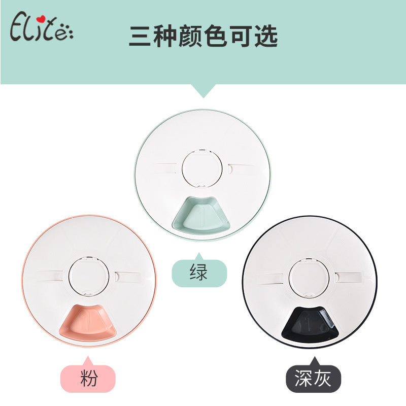 Pet bowl pet supplies six-hole intelligent timing feeder timing quantitative tableware pet automatic feeder