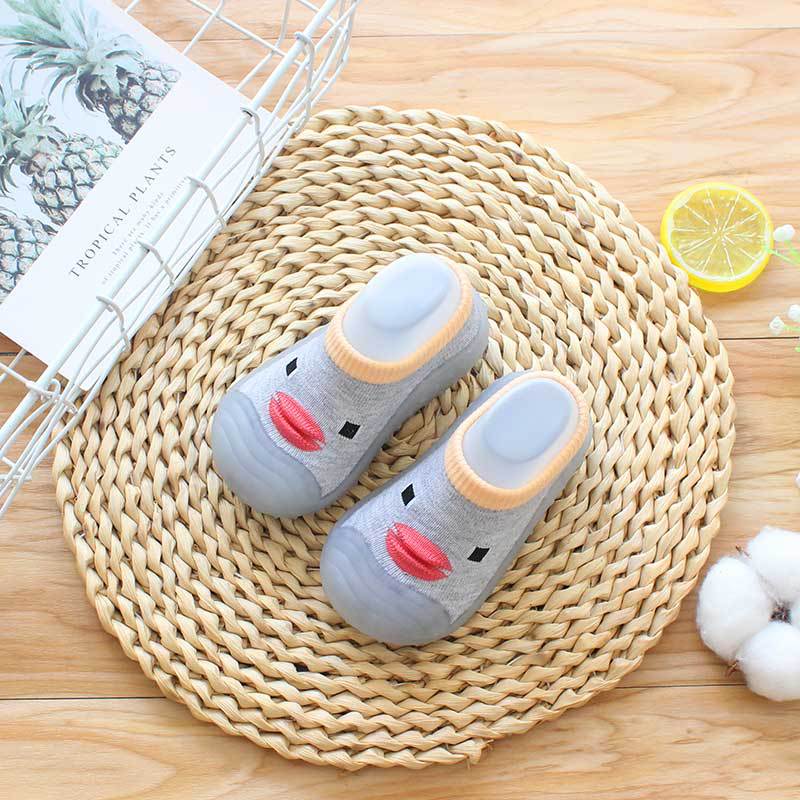 Spring and Autumn Children's Floor Socks Baby Toddler Socks Baby Shoes and Socks Non-slip Soft Sole Indoor Floor Shoes and Socks Wholesale