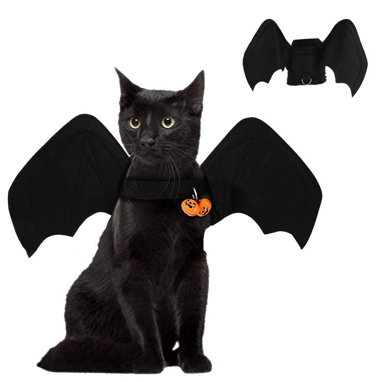 Cross-border manufacturers dog clothes halloween pet clothes bat wings cat dog spider costume foldable