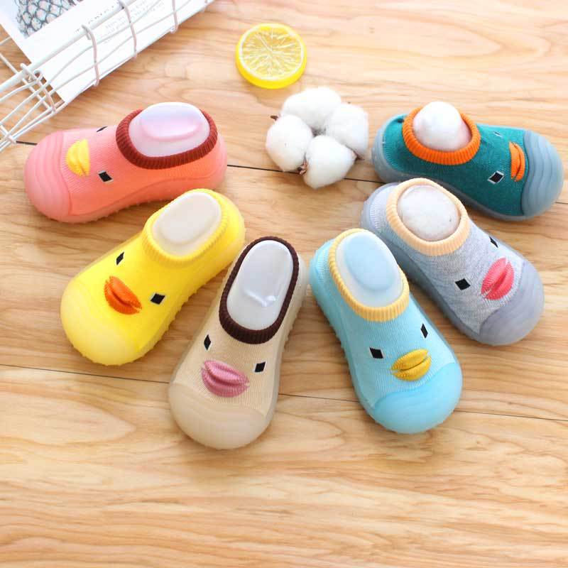 Spring and Autumn Children's Floor Socks Baby Toddler Socks Baby Shoes and Socks Non-slip Soft Sole Indoor Floor Shoes and Socks Wholesale