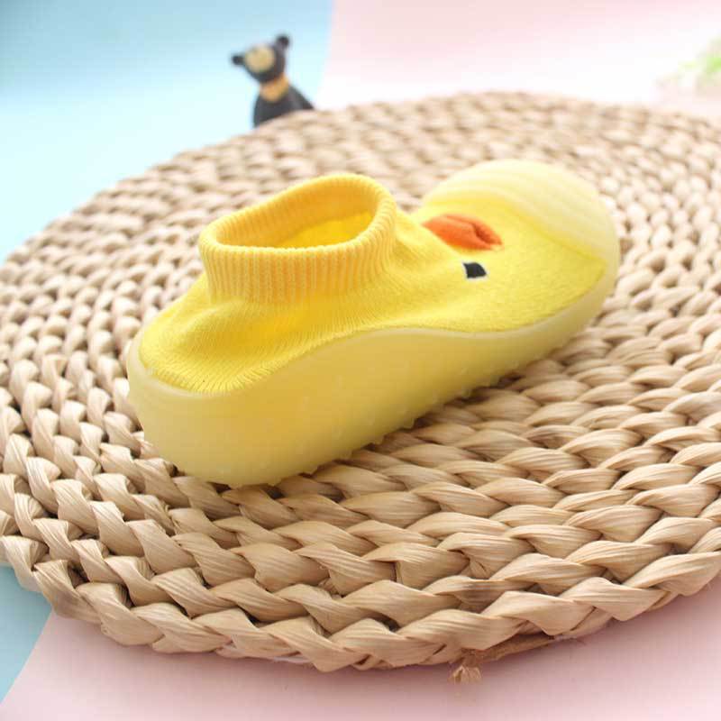 Spring and Autumn Children's Floor Socks Baby Toddler Socks Baby Shoes and Socks Non-slip Soft Sole Indoor Floor Shoes and Socks Wholesale