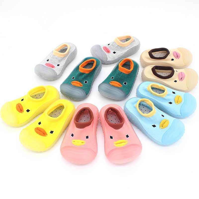 Spring and Autumn Children's Floor Socks Baby Toddler Socks Baby Shoes and Socks Non-slip Soft Sole Indoor Floor Shoes and Socks Wholesale