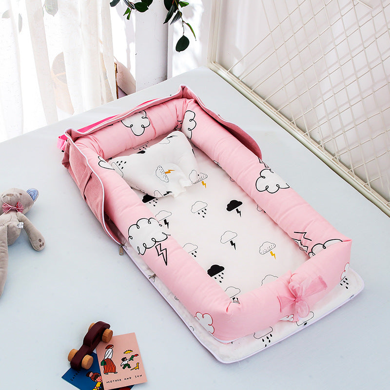 Hemei baby bed portable mommy hold baby nest isolation shoulder bag bed medium bed travel baby bed