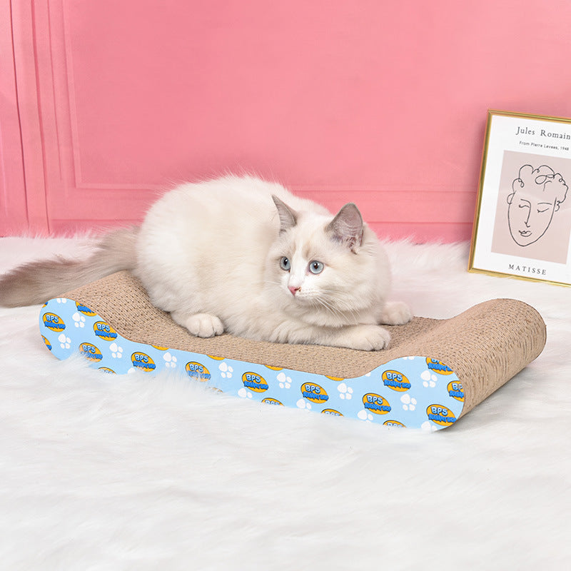 PSM Manufacturers Spot Corrugated Cardboard Cat Scratching Board Cat Toy Cat Scratching Board Claw Grinding Device Cat Claw Board Pet Toy