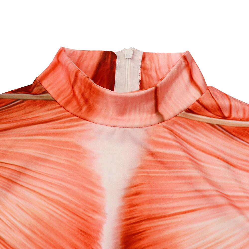 New cross-border best-selling halloween stage performance costume muscle line one-piece leggings explosive stage costume suit