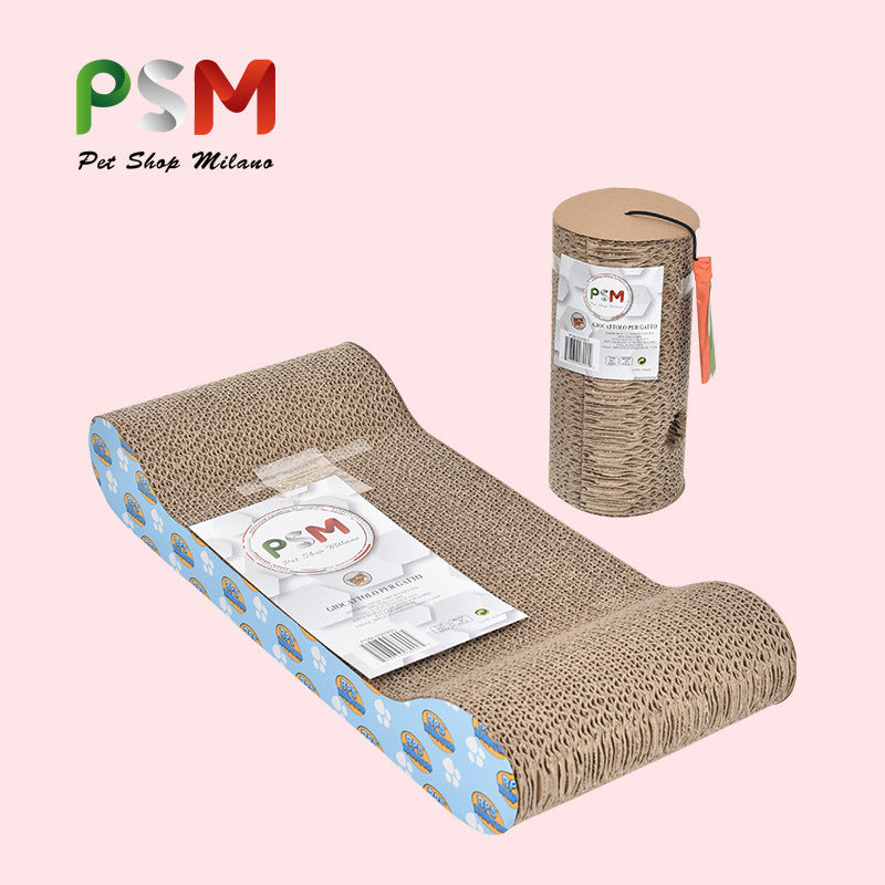 PSM Manufacturers Spot Corrugated Cardboard Cat Scratching Board Cat Toy Cat Scratching Board Claw Grinding Device Cat Claw Board Pet Toy