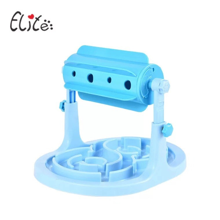 ELITE cat bowl dog food bowl toy drum leaking slow feeder adjustable pet food utensil 1 piece