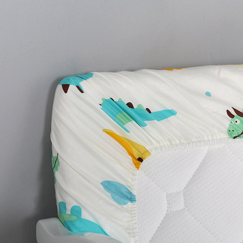 Foreign trade pure cotton crib bed sheet baby maternal and infant products ins children cartoon bed cover wholesale