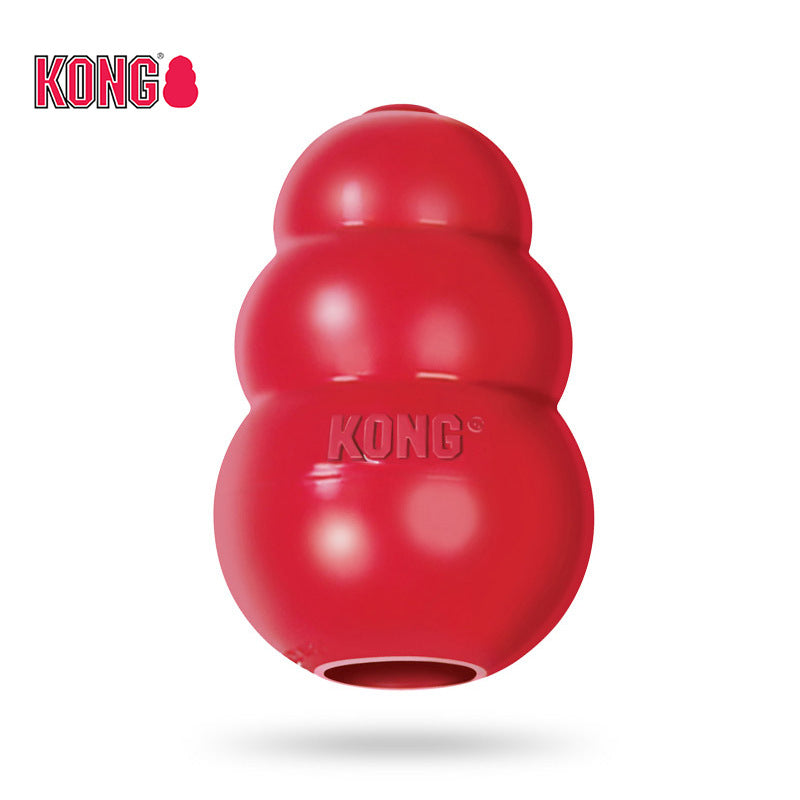 Wholesale spot pet supplies American KONG classic gourd resistant to bite and leakage rubber dog toy Golden Retriever Teddy