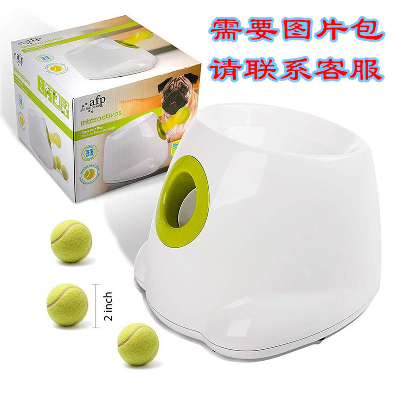 Dog Pet Tennis Launcher Dog Serving Machine Interactive Toy Tennis Throw Machine Automatic Throwing Machine