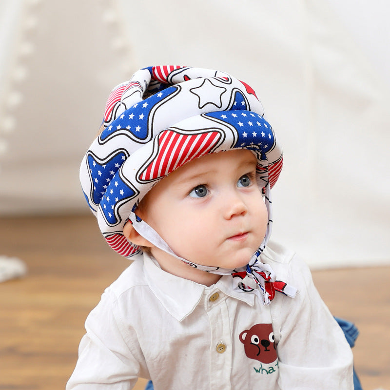 Infant baby anti-fall cap toddler hat toddler anti-collision cap walking safety protective cap children anti-fall head protection cap