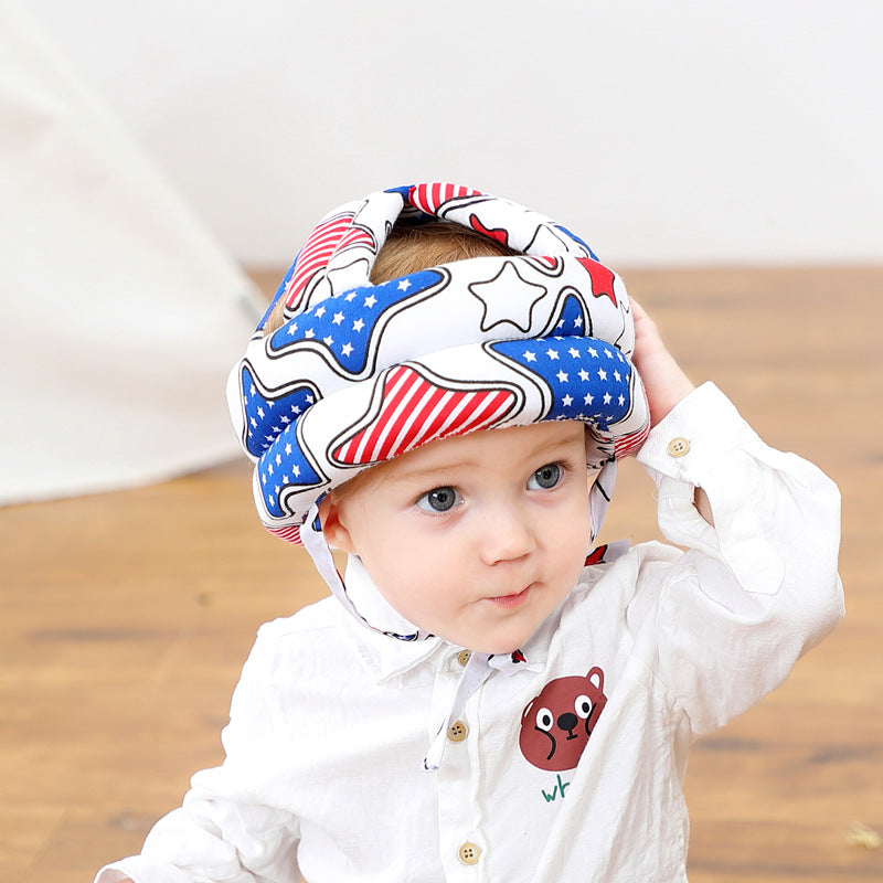 Infant baby anti-fall cap toddler hat toddler anti-collision cap walking safety protective cap children anti-fall head protection cap