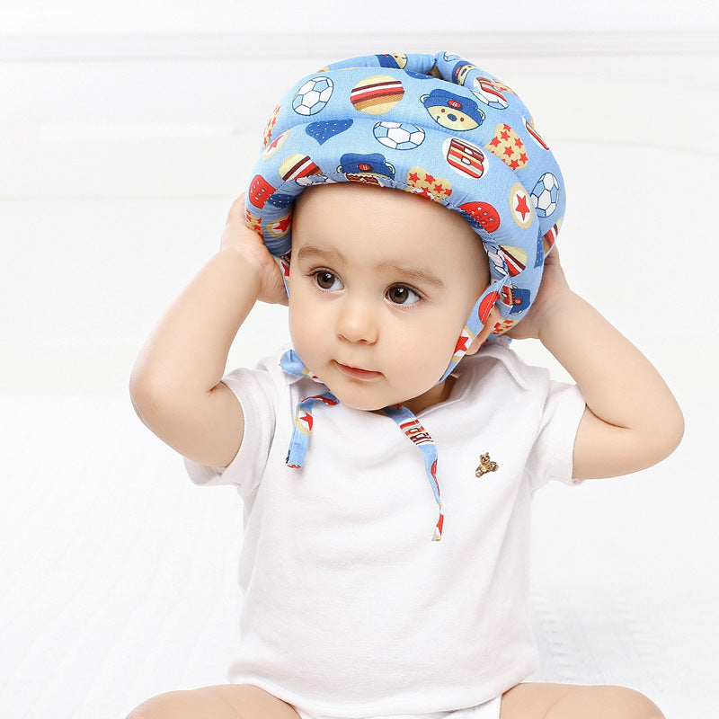 2023 new baby anti-collision hat original baby toddler anti-fall hat children's cotton safety helmet breathable anti-fall