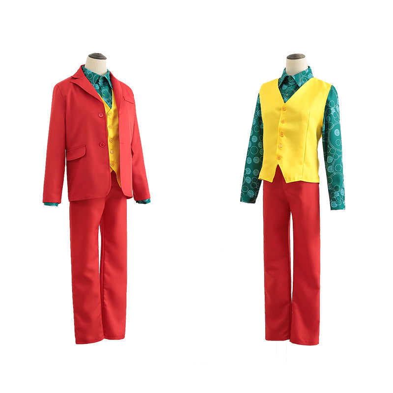 Joker suit Joaquin Phoenix DC movie clown suit CS Halloween cosplay performance costume