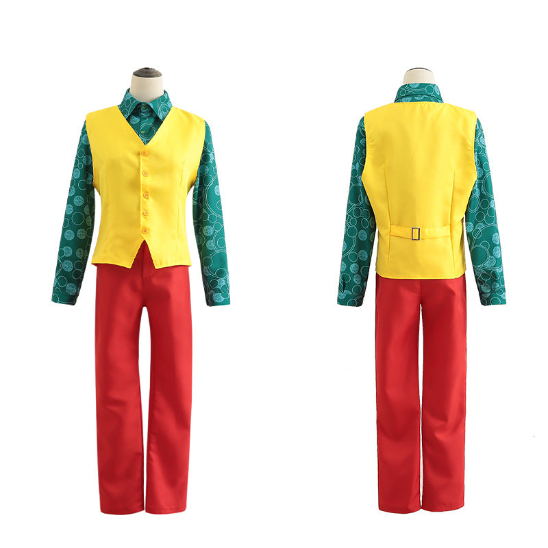 Joker suit Joaquin Phoenix DC movie clown suit CS Halloween cosplay performance costume