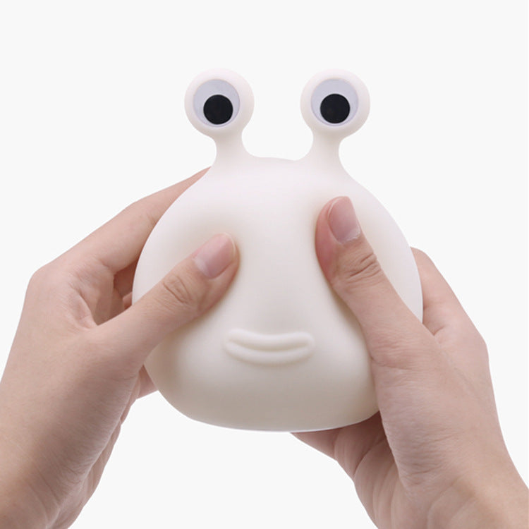 Slug Night Light USB Charging Feeding Night Light Children's Fun Silicone Bedside Timing Sleeping Light