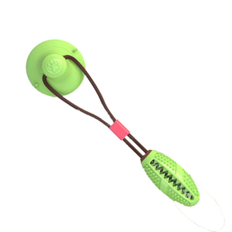 Amazon Explosive Pet Products Dog Gnaw Toy TPR Suction Cup Teeth Cleaner Molar Leaking Food PET MOLAR