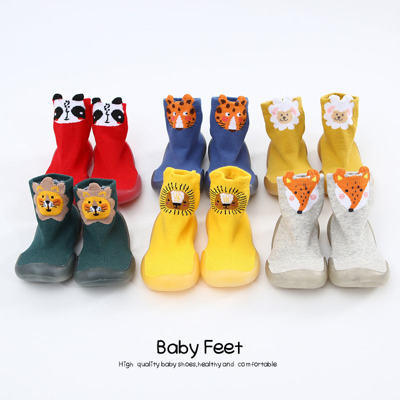 ins new baby shoes spring three-dimensional cartoon socks toddler shoes Korean boys and girls breathable non-slip socks shoes