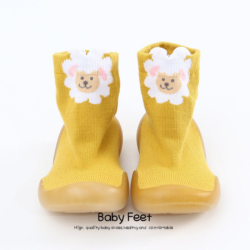 ins new baby shoes spring three-dimensional cartoon socks toddler shoes Korean boys and girls breathable non-slip socks shoes