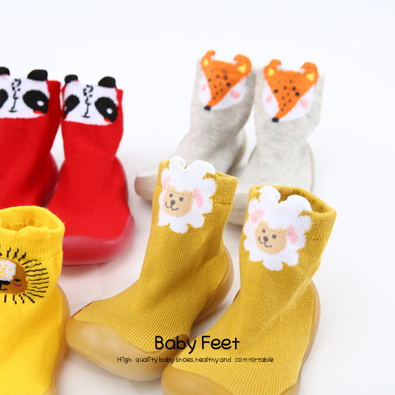 ins new baby shoes spring three-dimensional cartoon socks toddler shoes Korean boys and girls breathable non-slip socks shoes