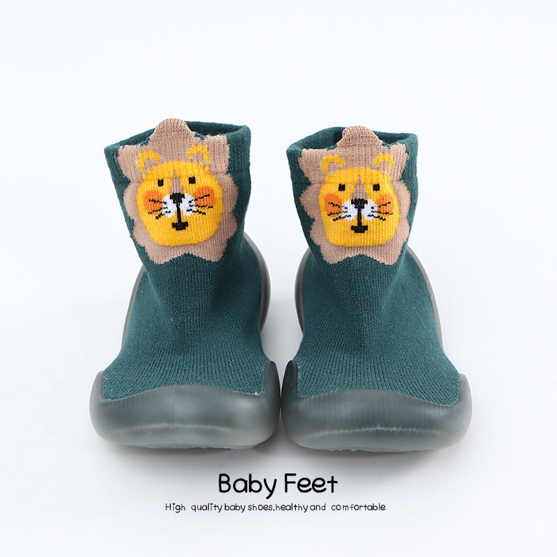 ins new baby shoes spring three-dimensional cartoon socks toddler shoes Korean boys and girls breathable non-slip socks shoes