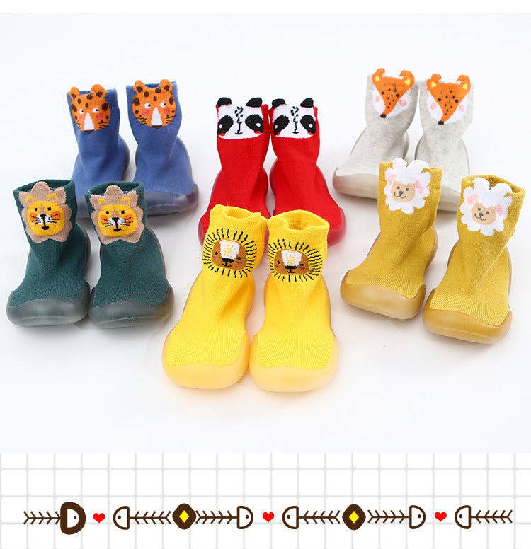 ins new baby shoes spring three-dimensional cartoon socks toddler shoes Korean boys and girls breathable non-slip socks shoes