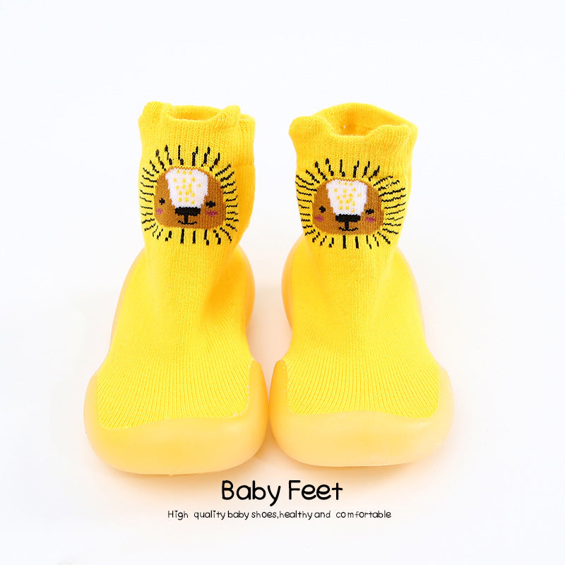 ins new baby shoes spring three-dimensional cartoon socks toddler shoes Korean boys and girls breathable non-slip socks shoes