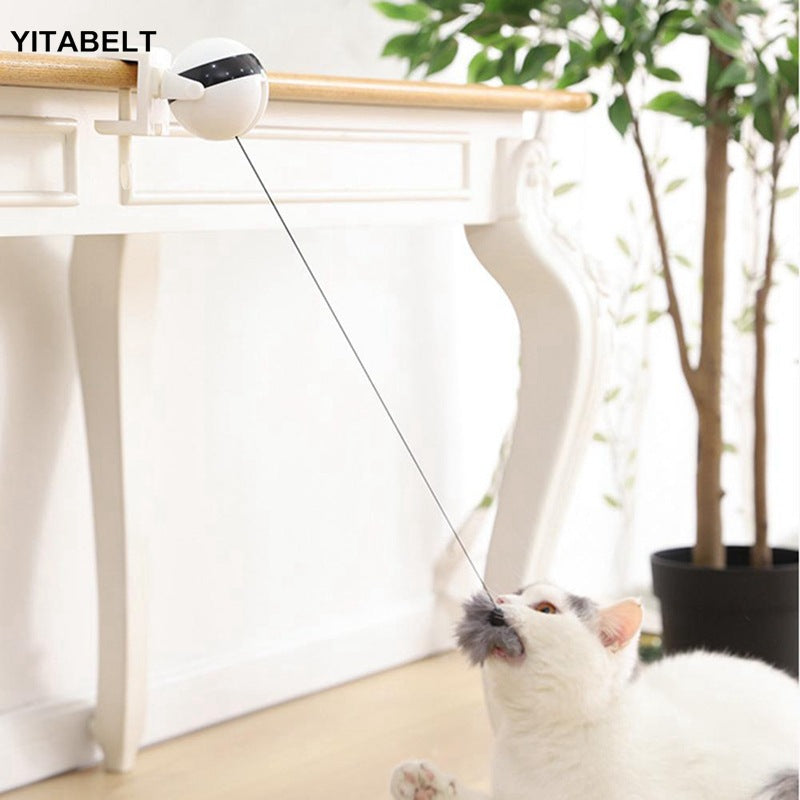 Pet cat toy Funny cat electric yo-yo lifting ball interactive educational toy