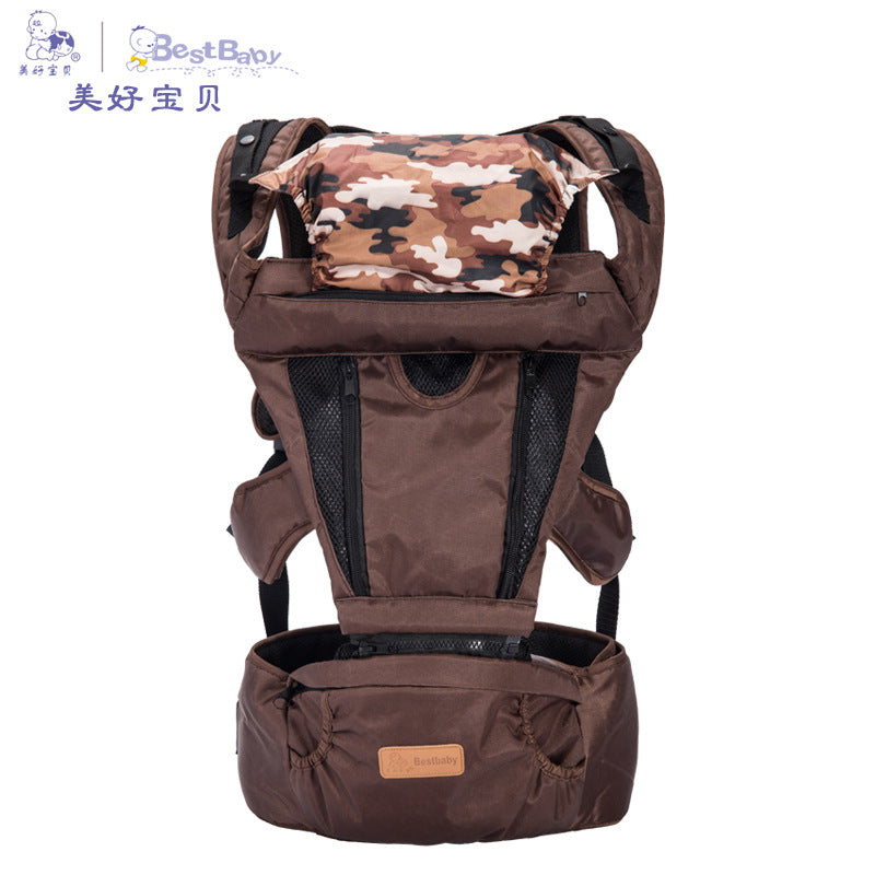 Baby carrier waist stool universal for all seasons multifunctional front horizontal holding baby carrier