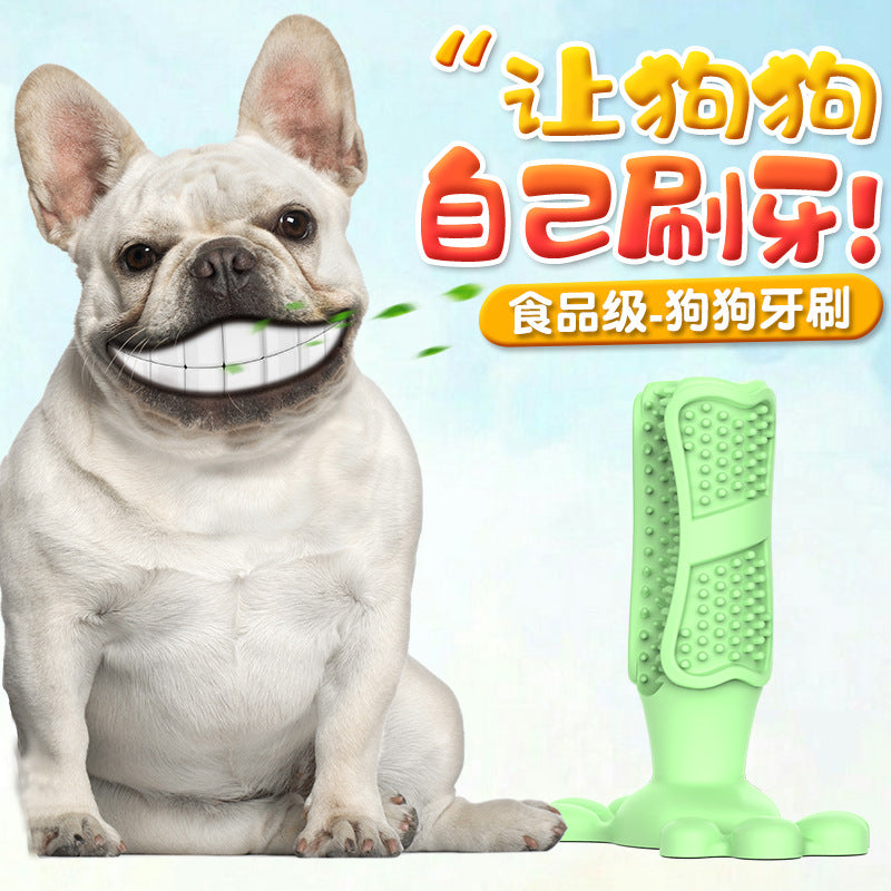 Dog toothbrush pet supplies Amazon explosion models dog food leak toothbrush pet golden retriever toothbrush stick toy molar