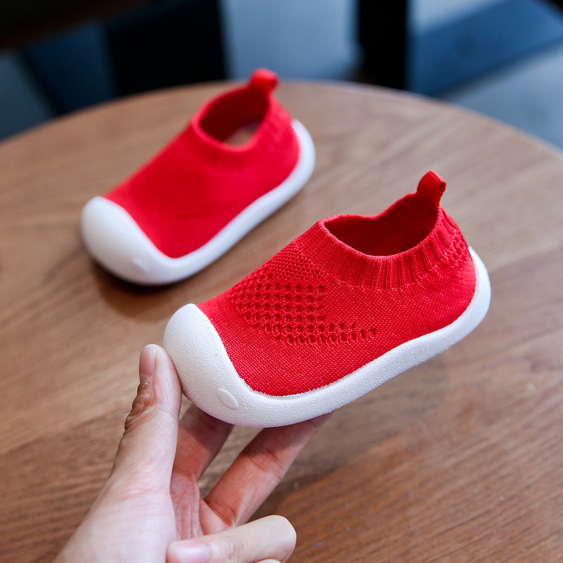 Children's shoes wholesale 2020 spring and summer breathable mesh shoes baby toddler shoes baby indoor shoes soft bottom non-slip boys and girls